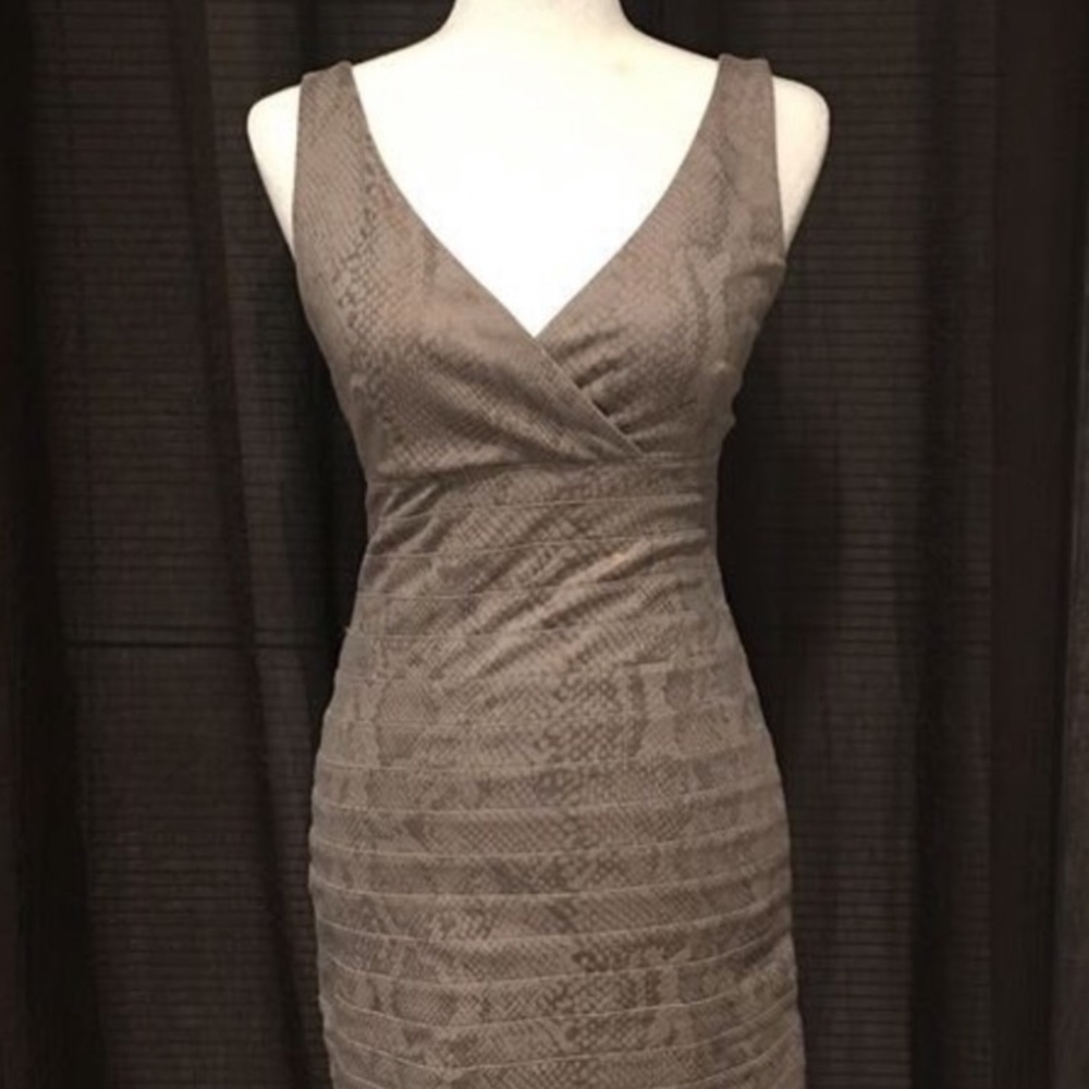 Express Snakeskin bodycon dress small. Nwot